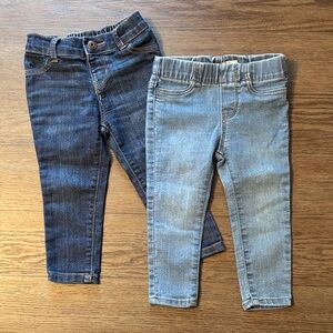 OshKosh B'gosh baby Denim Jeans - Dark Blue and Light Blue